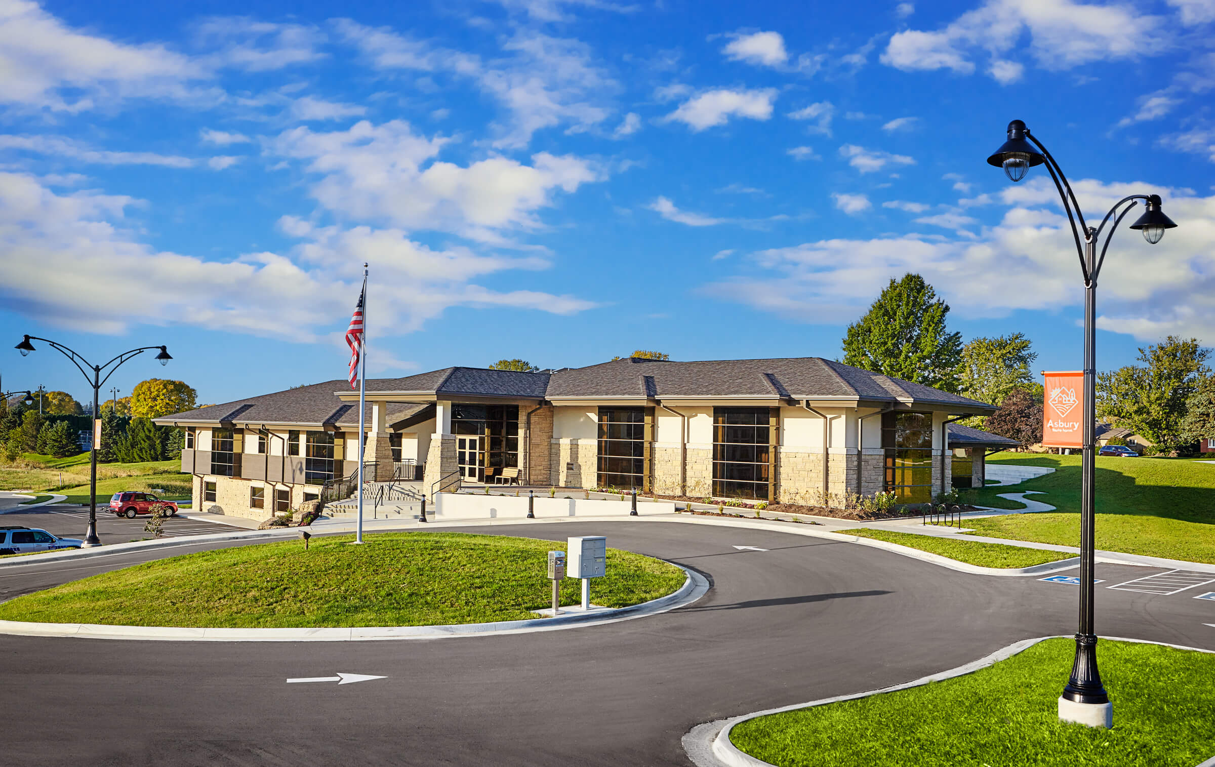 Image showing the entrance to our Asbury branch location.